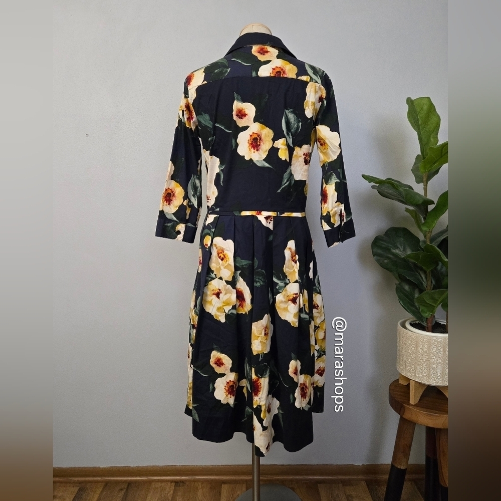 Samantha Sung Audrey Floral Print Shirt Dress - Picture 6 of 8